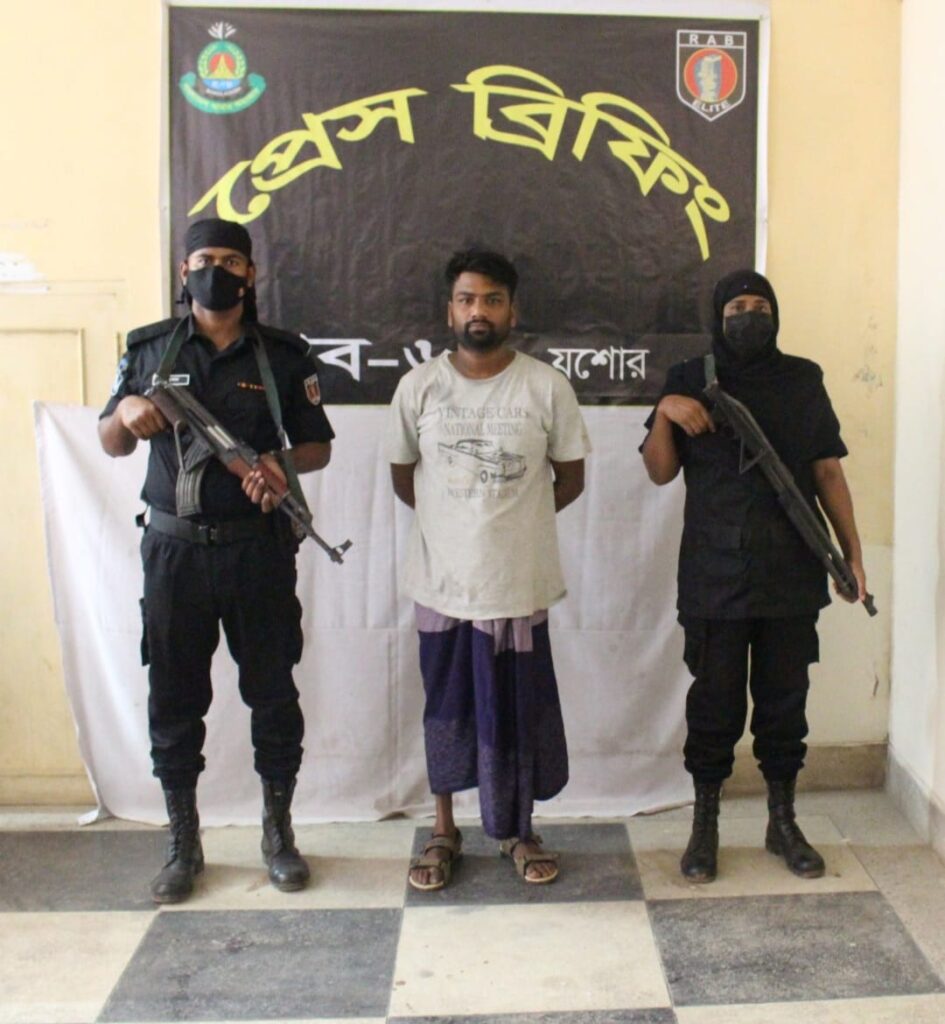 ঝিনাইদহ কোটচাঁদপুরের চাঞ্চল্যকর ডাবল মার্ডার মামলার ০১ জন আসামী গ্রেফতার