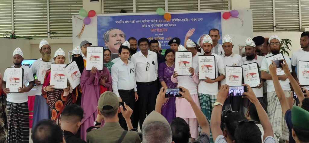 নড়াইলের কালিয়া উপজেলাকে ভূমিহীন ও গৃহহীন মুক্ত ঘোষনা করলেন প্রধানমন্ত্রী