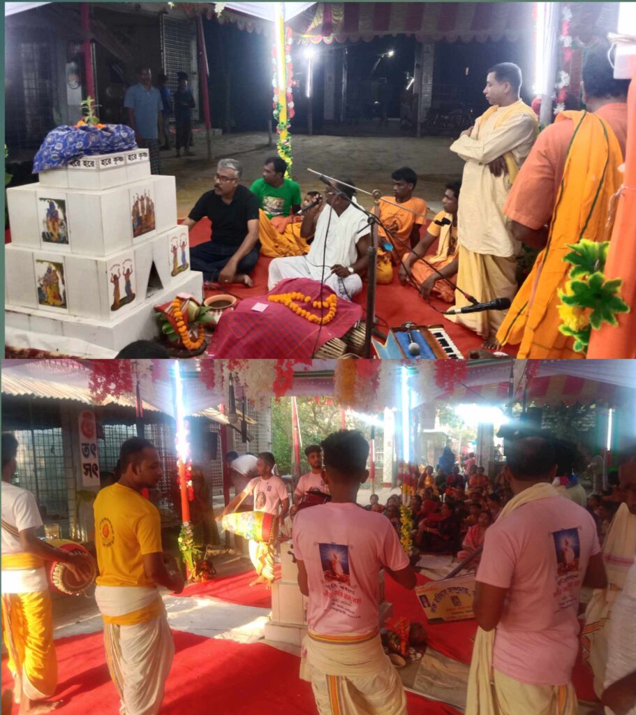 চৌগাছায় ২১ তম ১৬ প্রহর ব্যাপি শ্রী শ্রী তারকব্রহ্মা মহানাম যজ্ঞ অনুষ্ঠিত হয়েছে