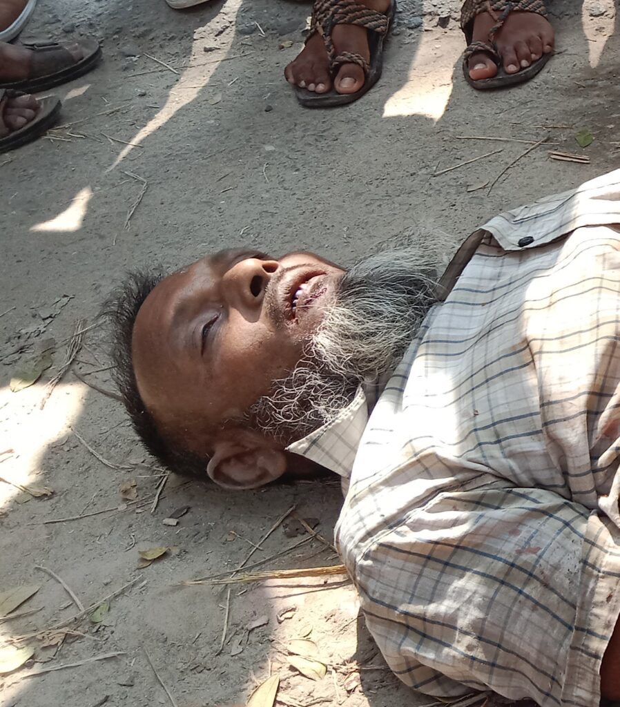 চৌগাছায় সড়ক দুর্ঘটনায় ভ্যানচালকের মৃত্যু