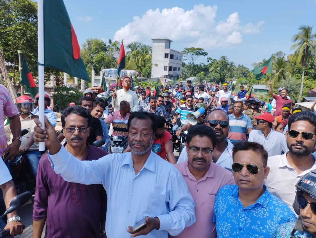 সরকার পতনের এক দফা দাবি আদায়ে ও বেগম খালেদা জিয়ার মুক্তি দাবিতে রোড মার্চ কর্মসূচি পালিত