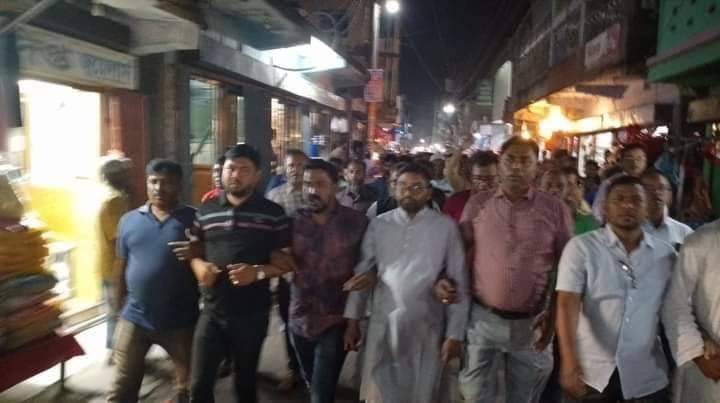 শাহীন চাকলাদার যশোর -কেশবপুর আসনে দলীয় মনোনয়ন পাওয়ায় আনন্দ মিছিল ও মিষ্টি বিতরণ