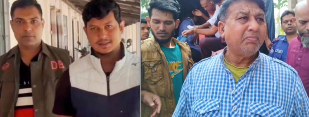 যশোরে নিষিদ্ধ ঘোষিত ছাত্রলীগের কেন্দ্রীয় নেতা ও আওয়ামী লীগ নেতা আটক