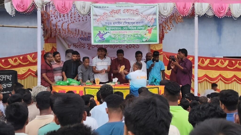 নড়াইলে ফুটবল খেলার নামে চলে অনুমতিবিহীন ‘র্যাফেল ড্র’